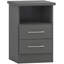 Cascio 2 Drawer Bedside Table-1319388819