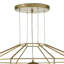 Arellano 1 - Light Gold Geometric Pendant