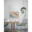 Beach Blanket Rows 1 Piece Single Picture Frame Painting-37905809