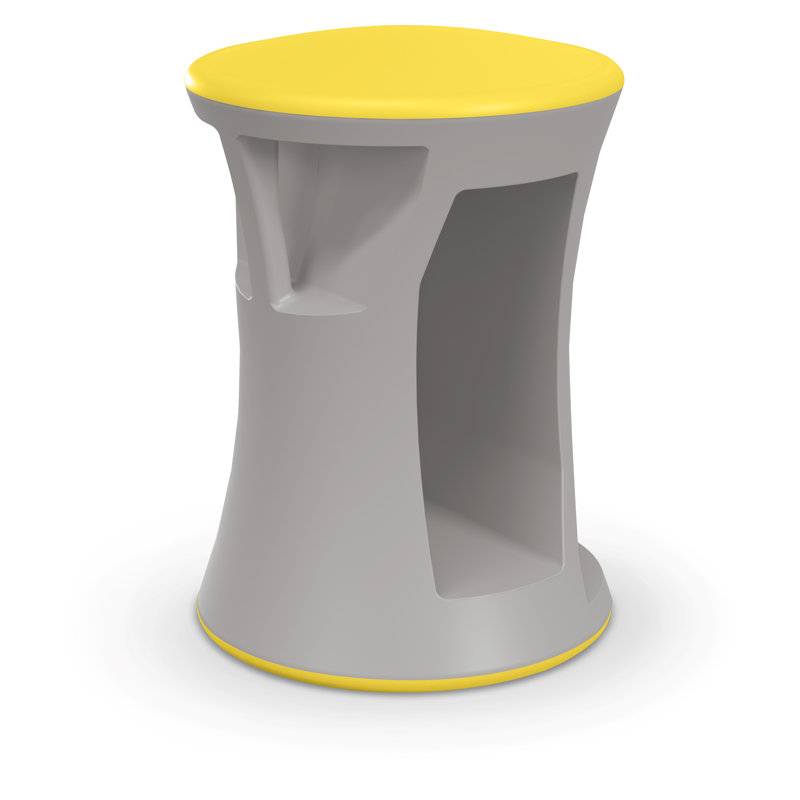 Tabouret de salle de classe 17 po Flipz, Jaune