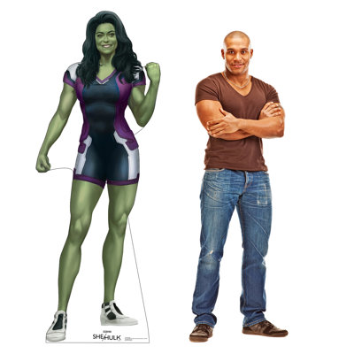 76'' Superheroes & Villains Cardboard Standup