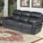 Aous Upholstered 89'' Power Reclining Sofa