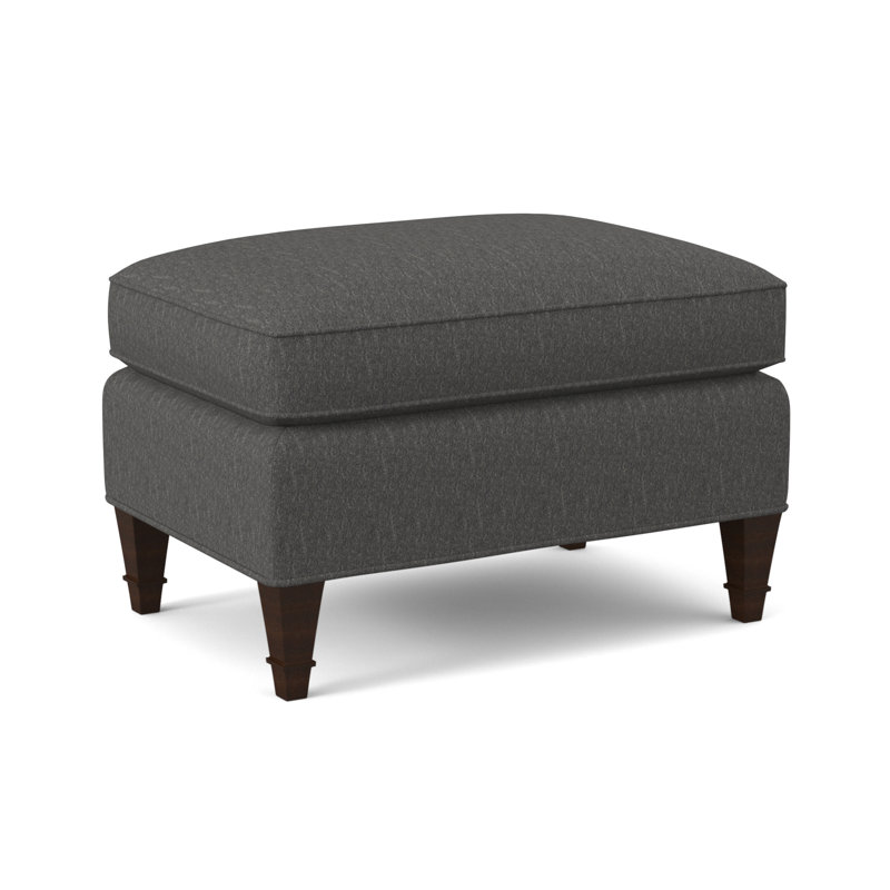 Everton Ottoman, Margaret Lagoon, American Walnut