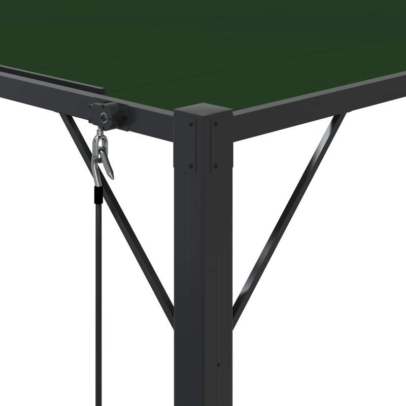 vidaXL Gazebo with Louvered Roof Outdoor Patio Pavilion Fabric and Aluminium