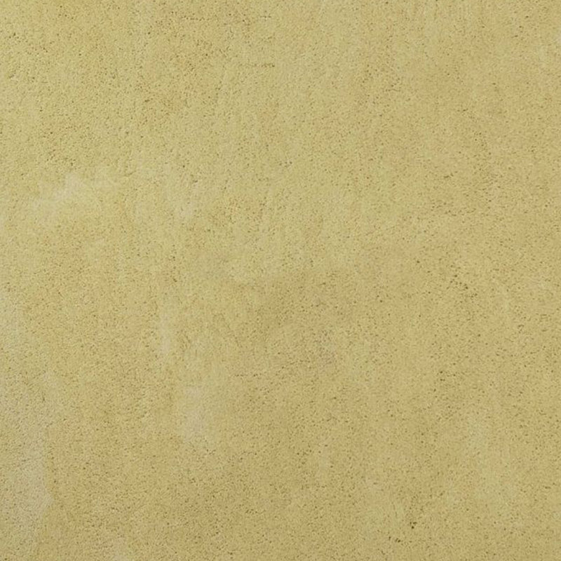 Tapis jaune canari en polyester 8 pi, Rond 8 pi