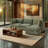 Parkton 5 Piece Chenille Upholstered Sectional Sofa,  L-shaped Modular Couch Sofa with Storage Ottoman & Cup Holder