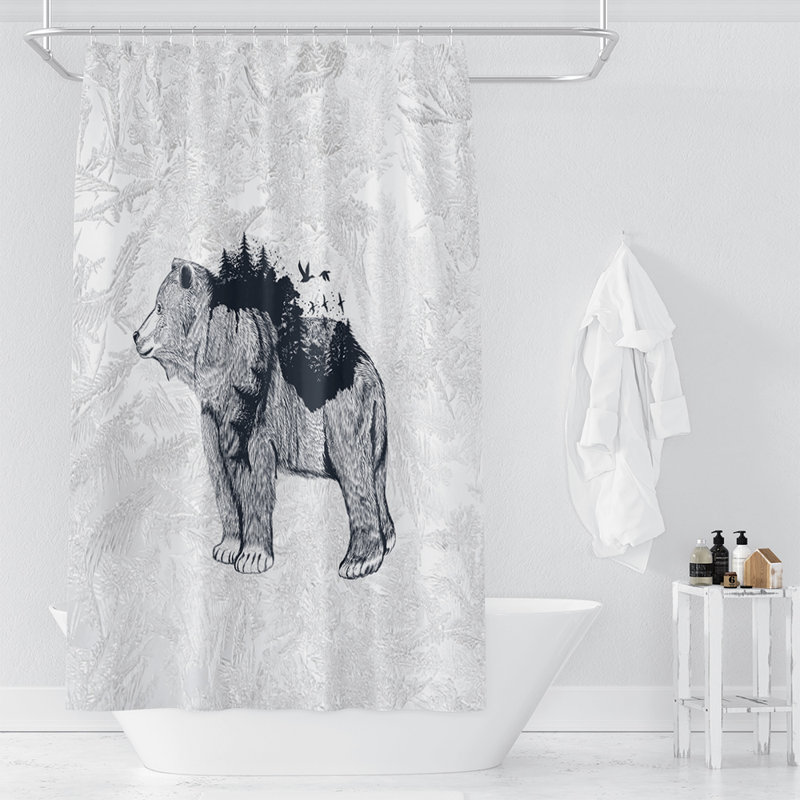 Shower Curtain, 70"H x 90" W