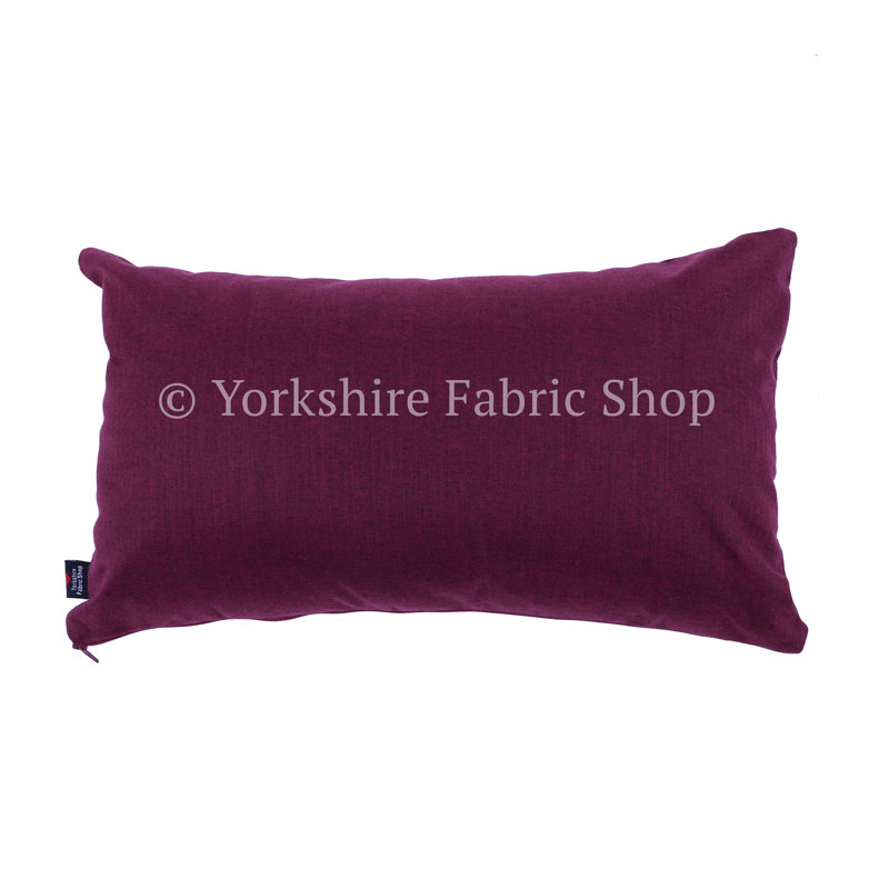 Ebeling Rectangular Throw Cushion, Burgundy