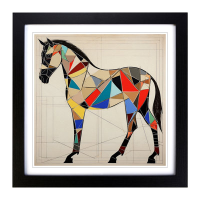 Horse Constructivism No.1 - Framed Print
