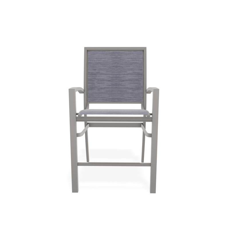 Tabouret de comptoir d'extérieur 26 po Kendall, Gris chaleureux, Brooks