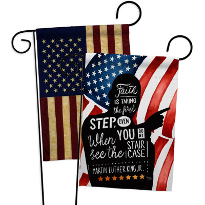 Double Sided 18.5'' H x 13'' W Polyester Garden Flag