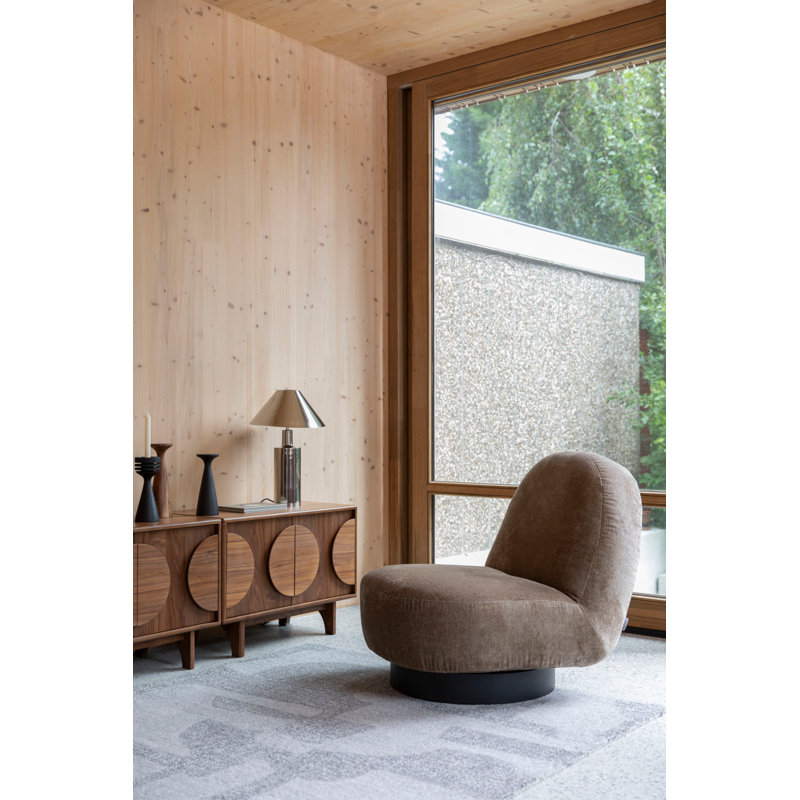 Groove Accent Cabinet, Brown