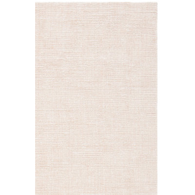 Tapis rose clair en jute / coton tissé à la main Brandall