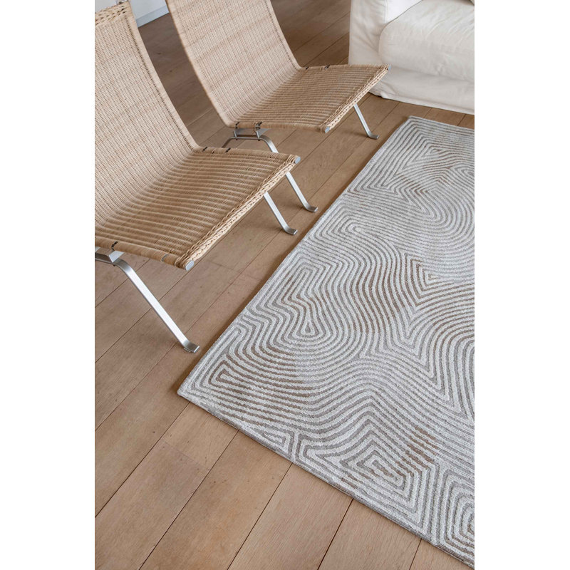 Abstract Area Rug, Round 240cm