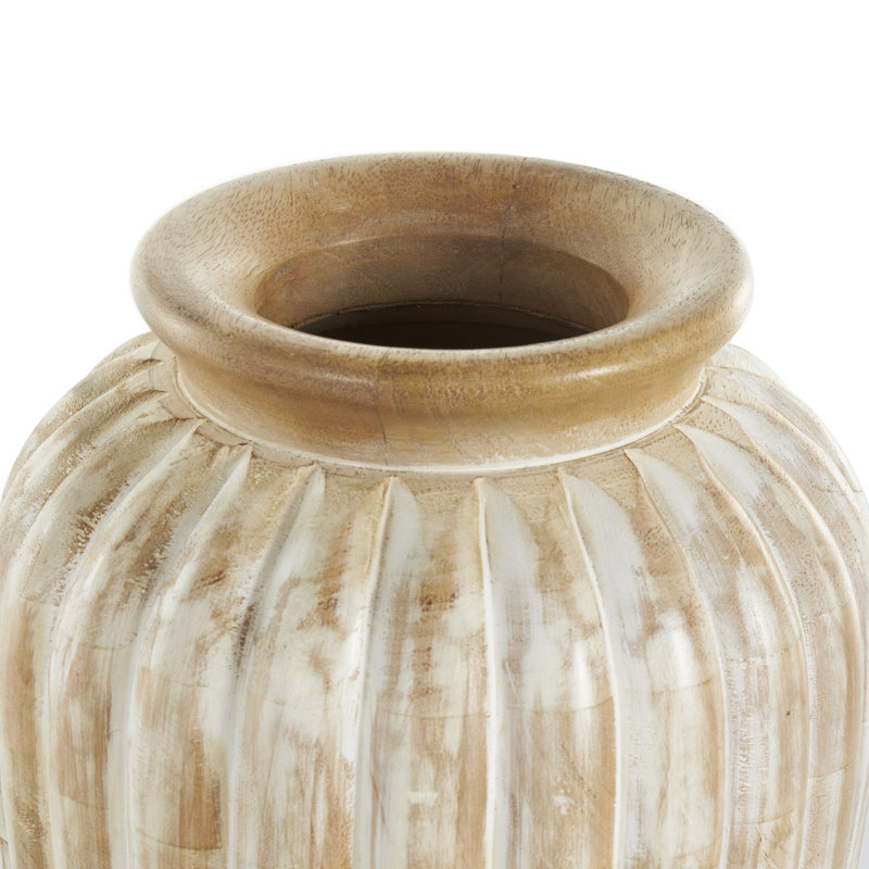 11'' Mango Wood Table Vase