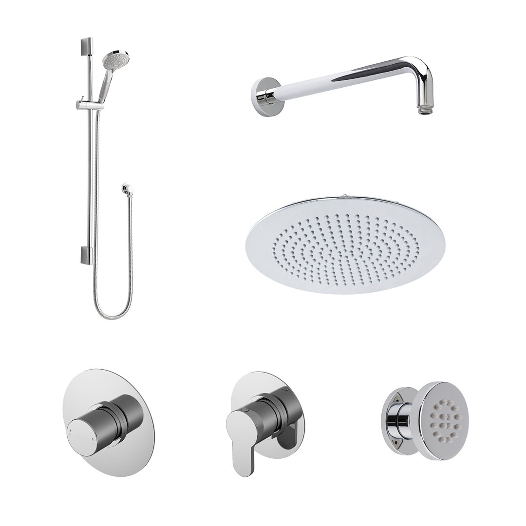Thermostatic Shower with Fixed Shower Head