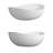 63"X37.5" Solid Surface Stone Resin Freestanding Soaking Bathtub-113713718