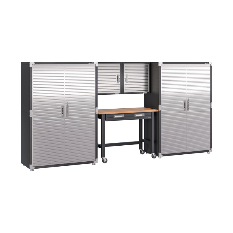 Seville Classics UltraHD® 5-Piece Storage Cabinet System, 12' Wide
