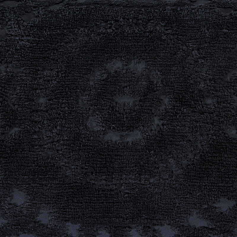 Taie décorative 100% coton Rio, Standard, Black