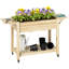Wood Raised Garden Bed-1786420562