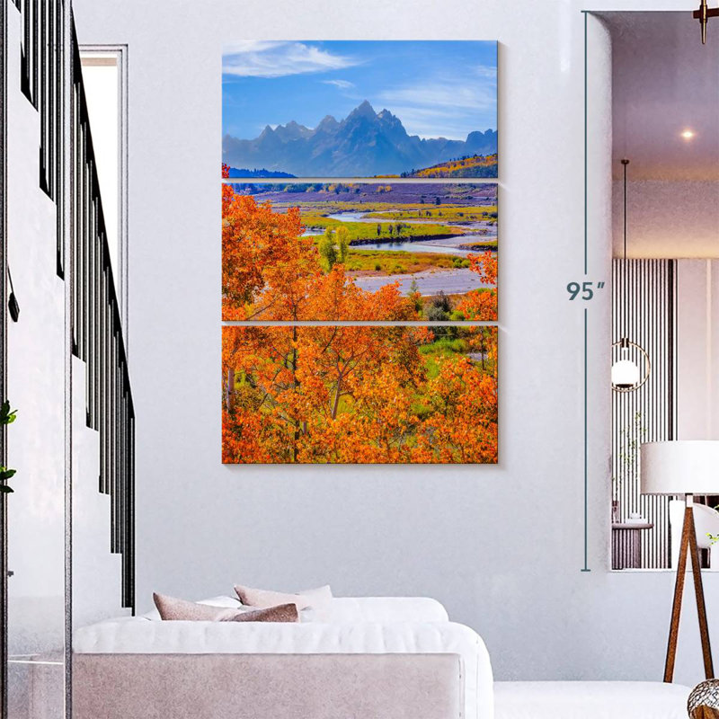 Trembles d'Alvord à Grand Teton, H 74 po x l 48 po