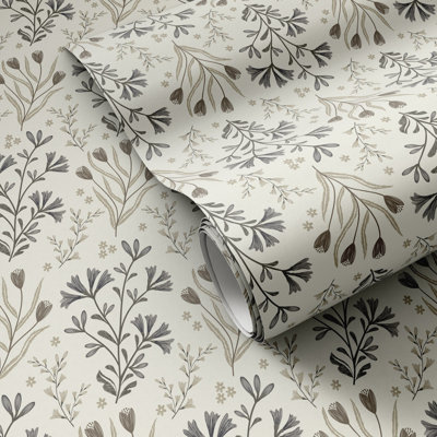 Abloom Floral Wallpaper