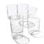 Ensemble de 6 verres empilables transparents empilables-115678284
