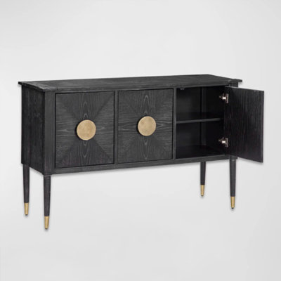 Buffet noir de style français antique