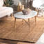 Bierstadt Solid Colour Jute / Sisal Hand Woven Area Rug-2080125611
