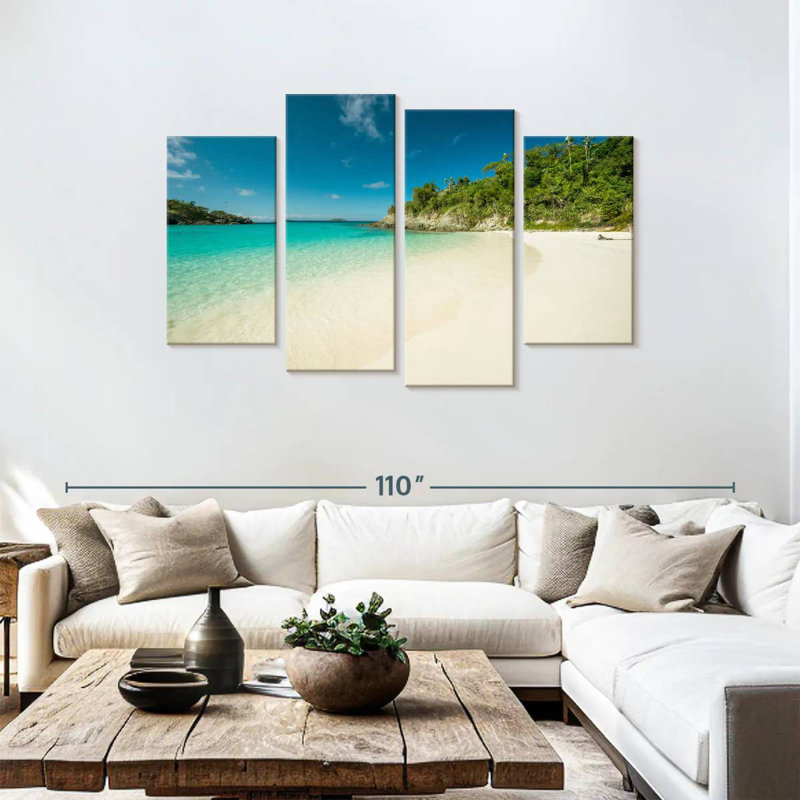 Gillard Tropical Trunk Bay Gillard, H 48 po x l 75 po
