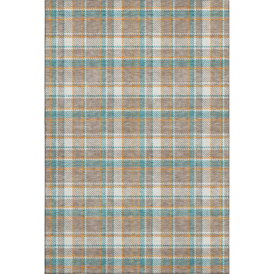 Premium Machine Washable Mayfield AMF1300 Plaid Rug