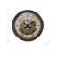 Horloge, 20 po, mécanisme d'engrenage, horloge murale, brun, transitionnel