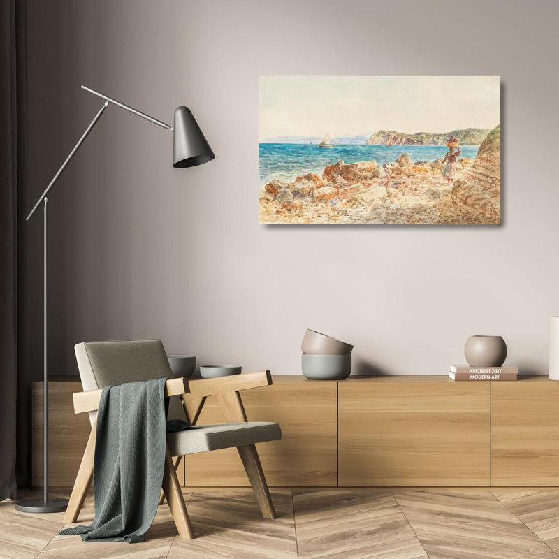 "Coastal Motif Durazzo" by  Anton Perko - Gallery Wrap Canvas Wall Art, 24" H x 17" W
