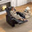 Aeryn 36.22" Wide Individual Seat Top Faux Leather Recliner with Dual Cup Holders & Arm Storage & USB Port,Perfect for Home Theaters-2123369425