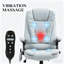 Fauteuil de bureau en microfibre de massage