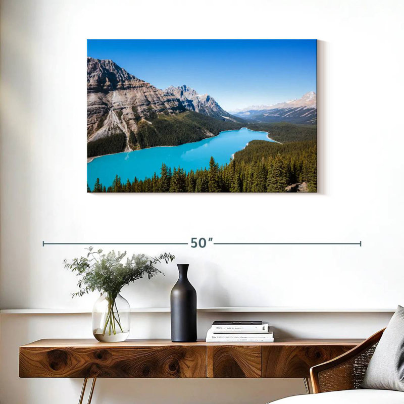 Alamar, aigue-marine, lac Peyto, H 24 po x l 36 po