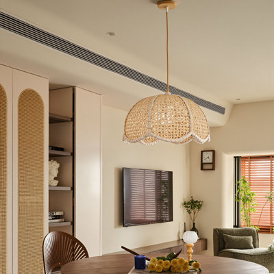 Vincennes 1 - Light Natural Geometric Pendant