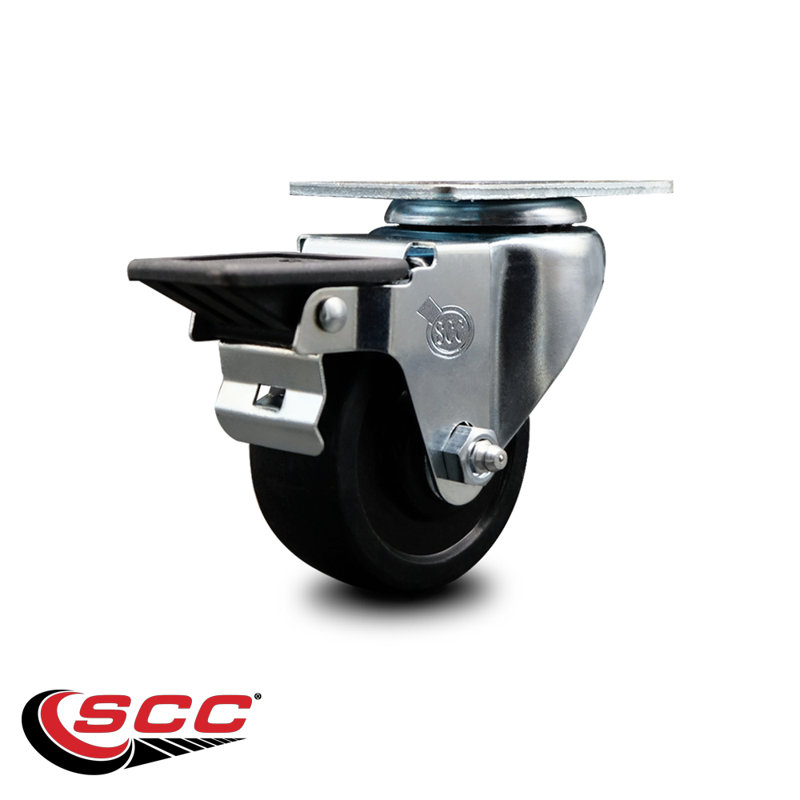 Rubber Caster Posi Brake Service