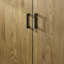 Light Oak Effect 2 Door Wardrobe
