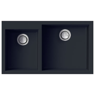 Évier de cuisine à double cuve encastré 33 po x 19 po