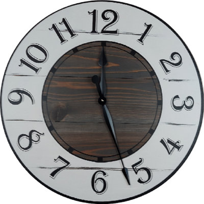 Pilton Wood Wall Clock