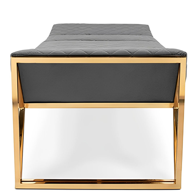 Banc rembourré en polyester de style italien