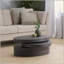 TABLE BASSE MODERNE ROTATIF - Noir mat