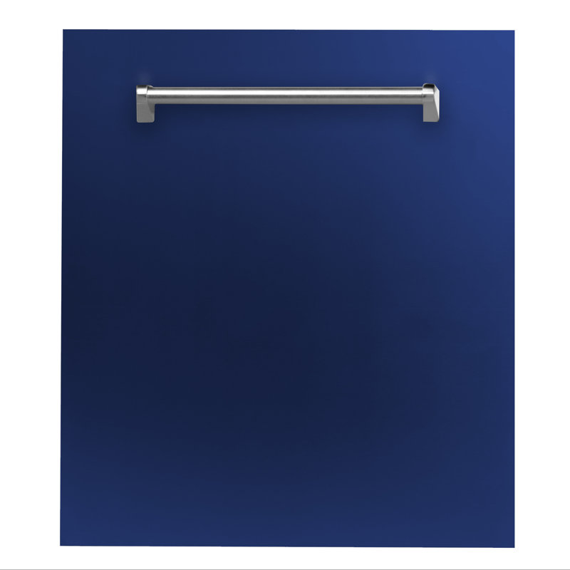 ZLINE 24 in. Fingerprint Resistant Control Dishwasher with Stainless Steel Tub and Style Handle, 52dBa