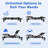 Adjustable Bed Frame Queen Size, Wireless Control, Quiet Motor, Materials Black Base With Positions, Remote, Solid Structure