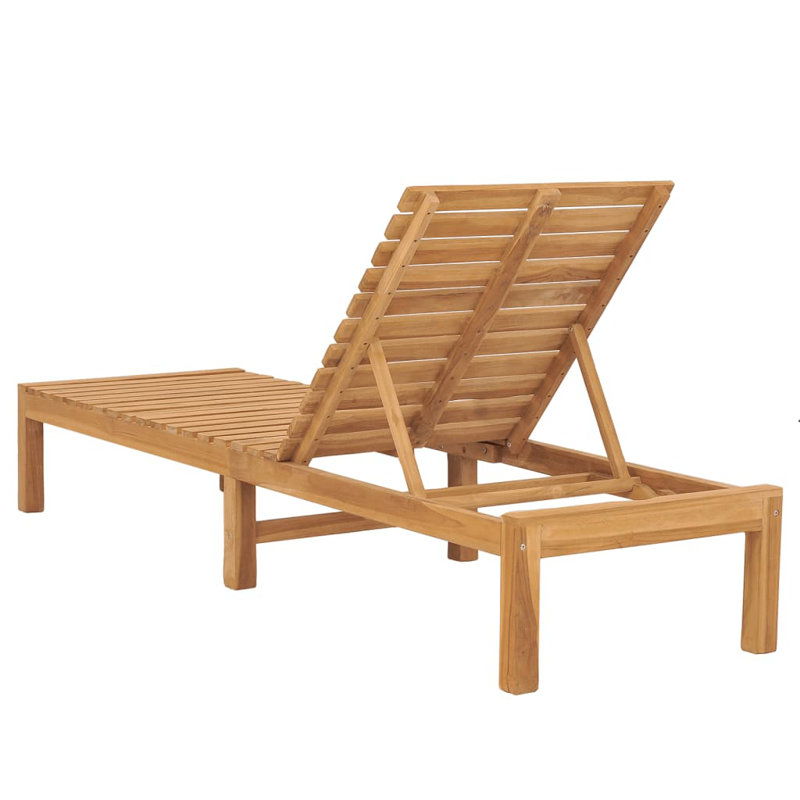 Kindig 200cm Long Teak Single Chaise