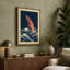 Whale Breaching Japandi - Wrapped Canvas-166852627-166852630