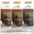 Upholstered Camel Corduroy Armless Chair with Pillow Back,  Module Part For Sectional Sofa-1974785590