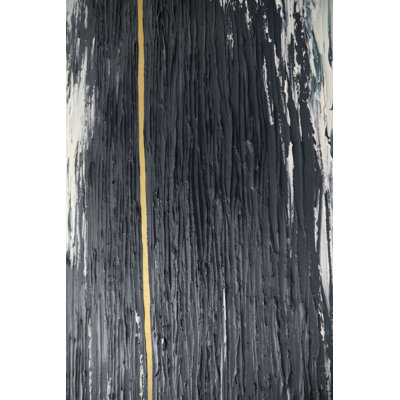 Midnight Frameless Oil Painting Large Hand-Painted Canvas Wall Art-47"X31"