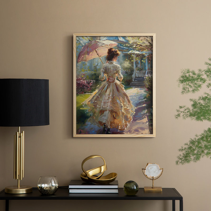 Reproduction encadrée WOMEN Series DCXC III - bois massif, Naturel, H 11 po x l 9 po